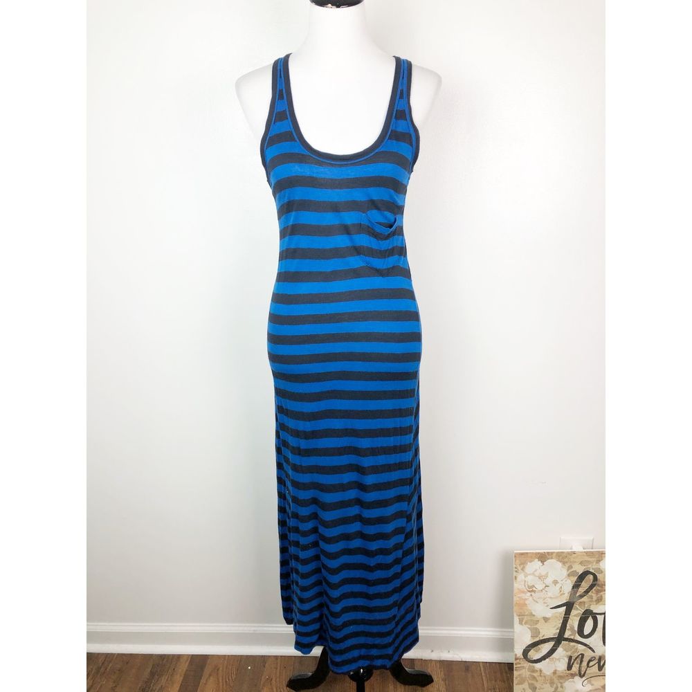 A.L.C. Striped Racerback Maxi Dress Small